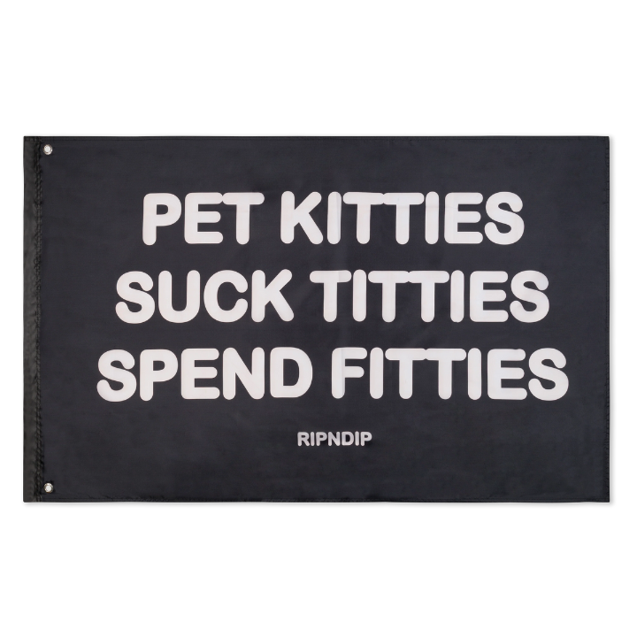 FLAG PET KITTIES - BLK